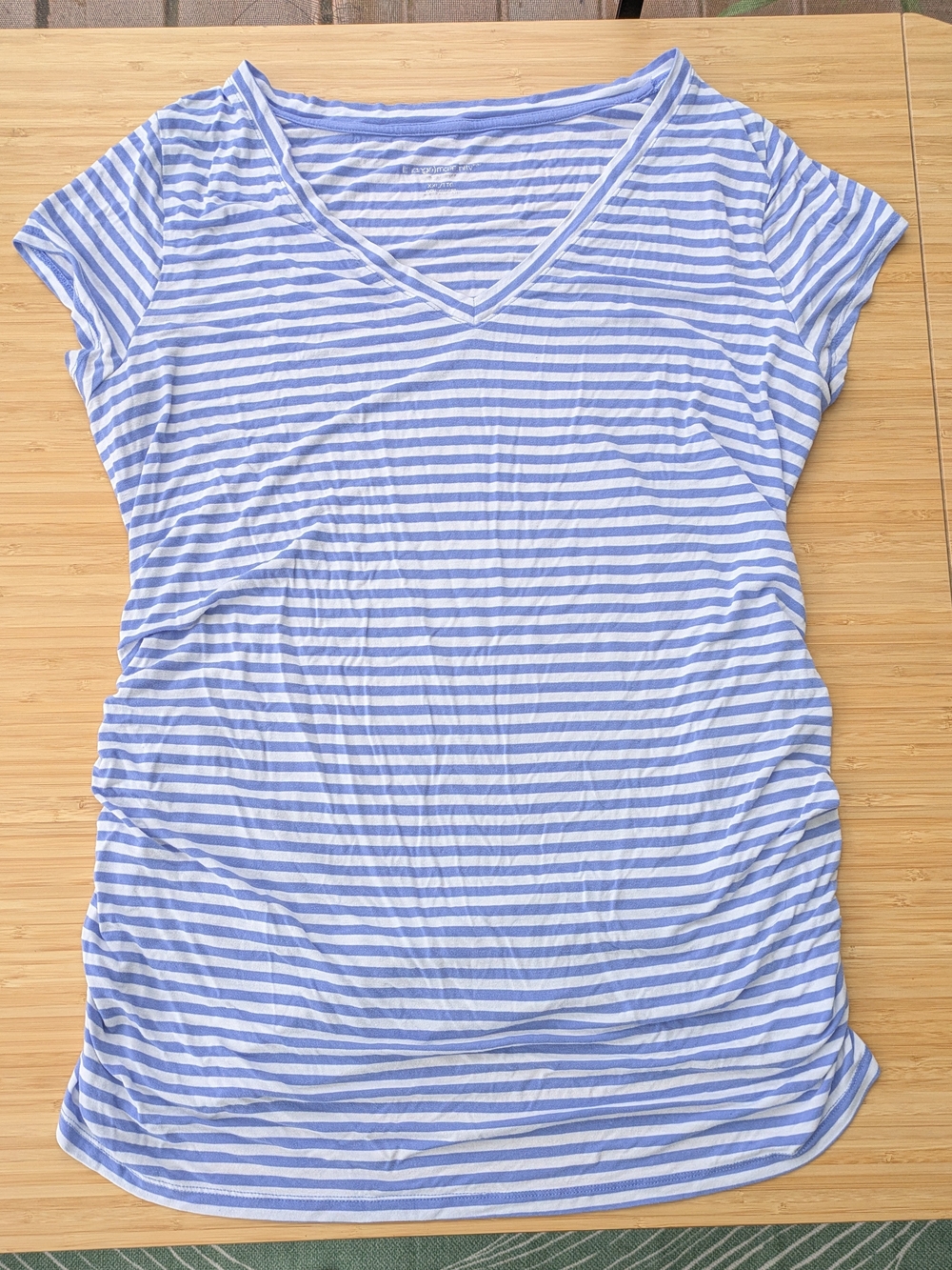 Liz Lange Maternity Striped V-Neck Top